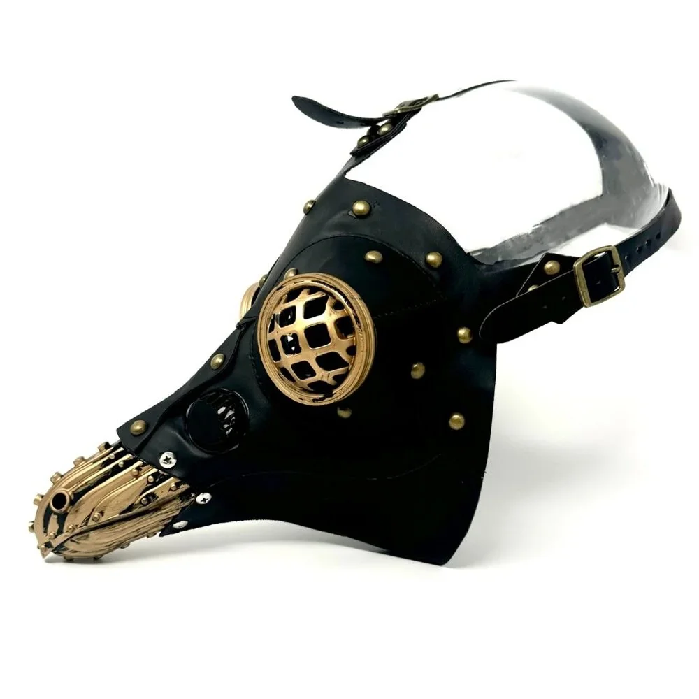 Steampunk Plague Doctor Mask, Long Nose Halloween Masquerade Party Masks